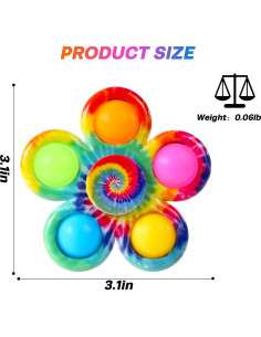 Fidget Spinner 4 Pack Effacera Juguetes Antiestrés Niños 2