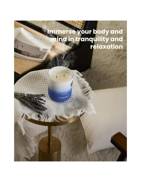 Vela Aromática M&SENSE Eucalipto y Lavanda 400g 80h