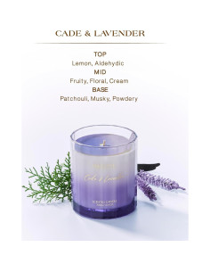 Vela Aromática M&SENSE Lavanda Cade 300g 58 Horas 2