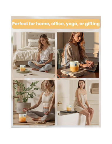 Vela Aromática M&SENSE Eucalipto y Lavanda 400g 80h