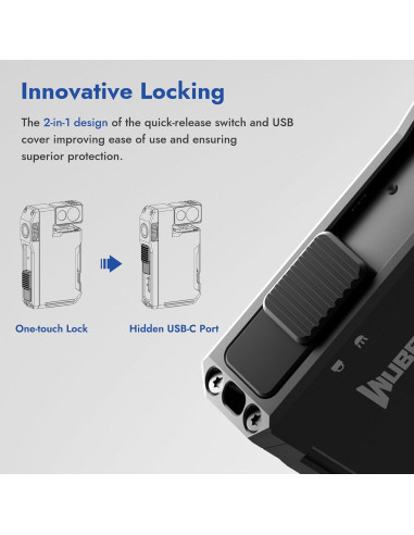 Linterna EDC Recargable WUBEN G5, 400 Lúmenes, Mini y Magnética