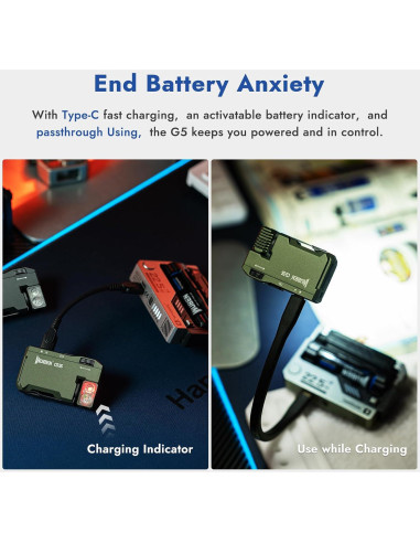 Linterna EDC Recargable WUBEN G5, 400 Lúmenes, Mini y Magnética