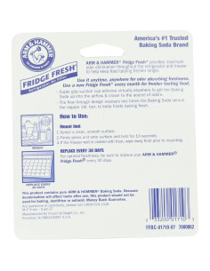 Filtro de aire Arm & Hammer Fridge Fresh 4 unidades 121.9g 2