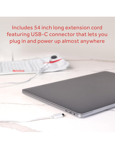 Almohadilla Térmica USB-C Sunbeam 31.75x19.05cm Alivio Dolor