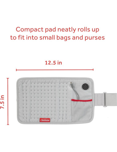 Almohadilla Térmica USB-C Sunbeam 31.75x19.05cm Alivio Dolor