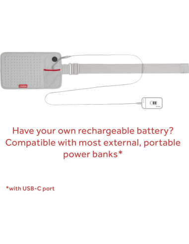 Almohadilla Térmica USB-C Sunbeam 31.75x19.05cm Alivio Dolor