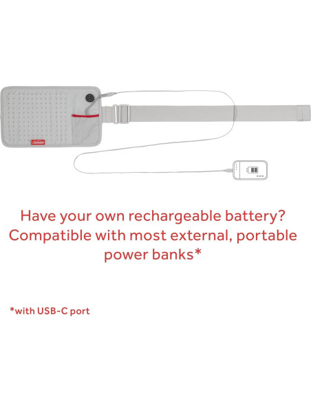 Almohadilla Térmica USB-C Sunbeam 31.75x19.05cm Alivio Dolor