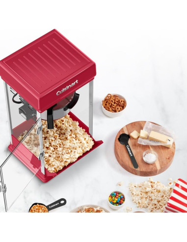 Máquina de Palomitas Cuisinart Estilo Teatro 16 Tazas Roja