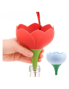 Embudos de Cocina Li & Zhao - 2 Piezas Silicona Rojo/Azul