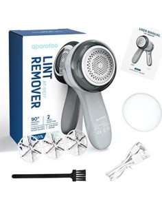 Removedor de Pelusa Eléctrico Tiptop Home 3 Cuchillas 2 Velocidades 2