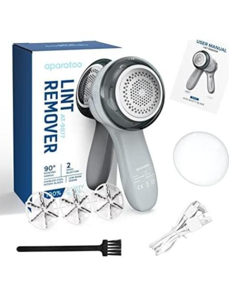 Removedor de Pelusa Eléctrico Tiptop Home 3 Cuchillas 2 Velocidades