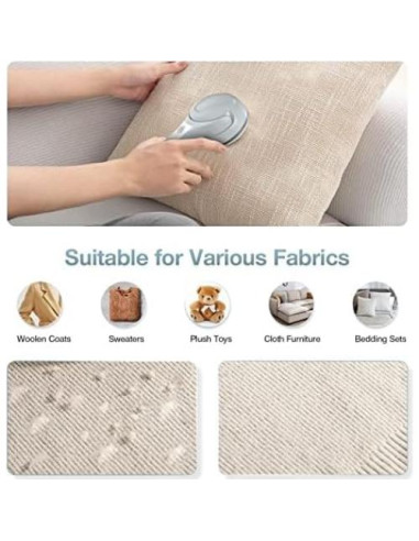 Removedor de Pelusa Eléctrico Tiptop Home 3 Cuchillas 2 Velocidades