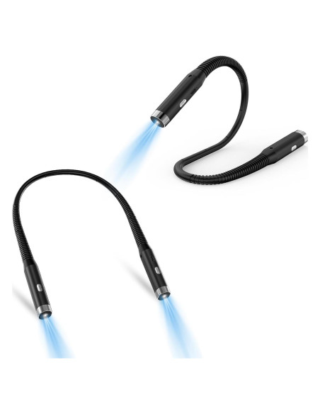 Luz de Lectura para el Cuello RinTao LED 3 Niveles Negra