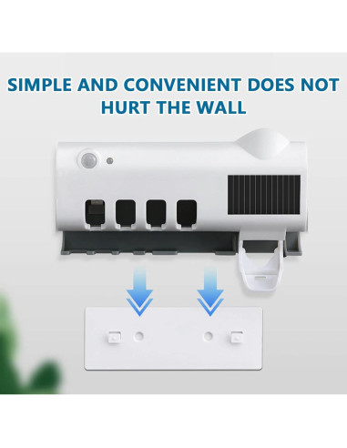 Soporte para Cepillos de Dientes con Luz UV LA PARTE PERFECTA