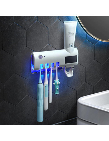 Soporte para Cepillos de Dientes con Luz UV LA PARTE PERFECTA