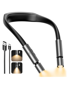 Luz de Lectura de Cuello LED 86lux, 3 Colores, Manos Libres