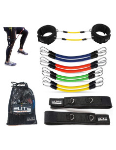 Juego de 11 Bandas de Resistencia Elite Athletics para Piernas