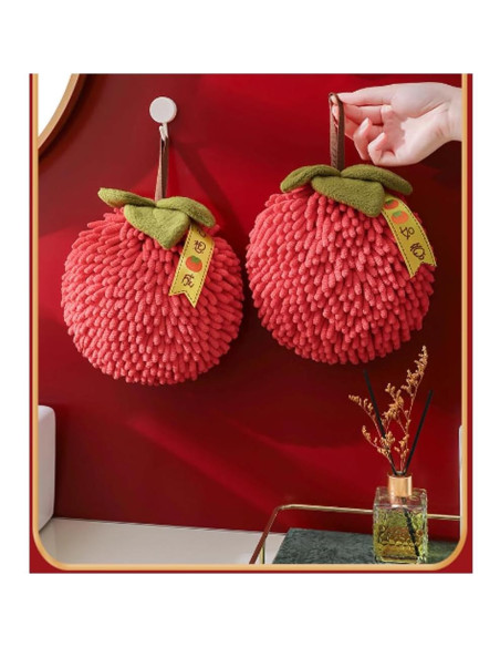 Toallas de Mano ZORZA 2 Pcs Chenilla Suaves y Absorbentes