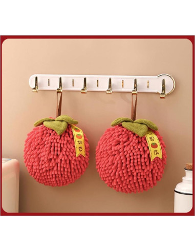 Toallas de Mano ZORZA 2 Pcs Chenilla Suaves y Absorbentes