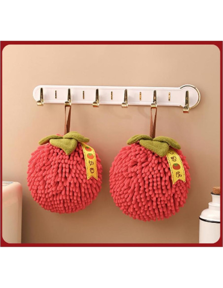 Toallas de Mano ZORZA 2 Pcs Chenilla Suaves y Absorbentes