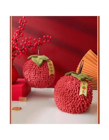 Toallas de Mano ZORZA 2 Pcs Chenilla Suaves y Absorbentes