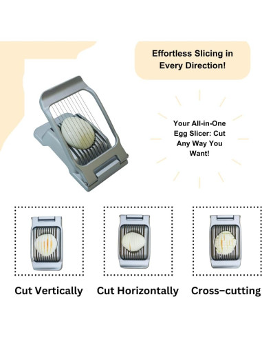 Cortador de Huevos Annie & Mia Design Acero Inoxidable 166g