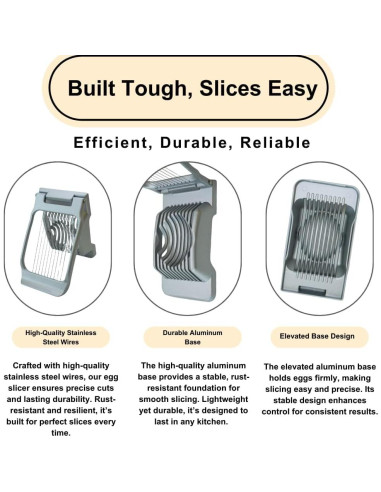 Cortador de Huevos Annie & Mia Design Acero Inoxidable 166g