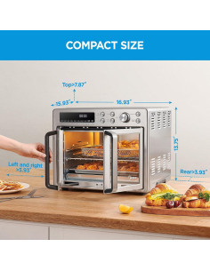Horno Tostador Midea Flexify 26.4 QT Acero Inoxidable 10 en 1 2