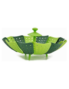 Cesta de Vapor Plegable Dachangshund 26.67 cm Libre de BPA