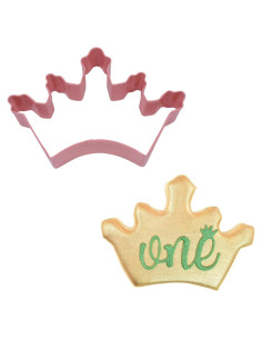 Cortador de Galletas Corona R&M 12,7 cm Rosa Duradero