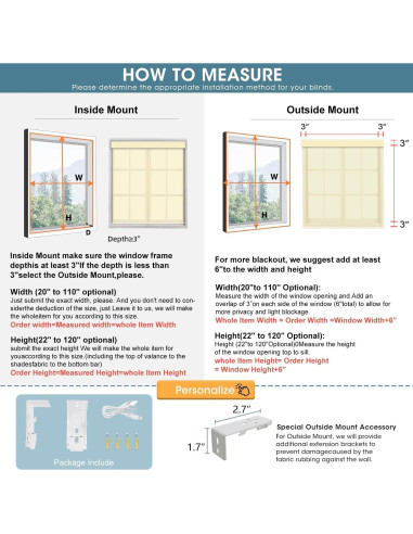 Persianas Motorizadas Bringnox 100% Oscurecimiento 50.8x50.8cm