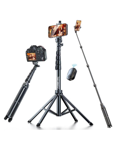 Trípode de Selfie Fugetek FT-669 157 cm Control Remoto