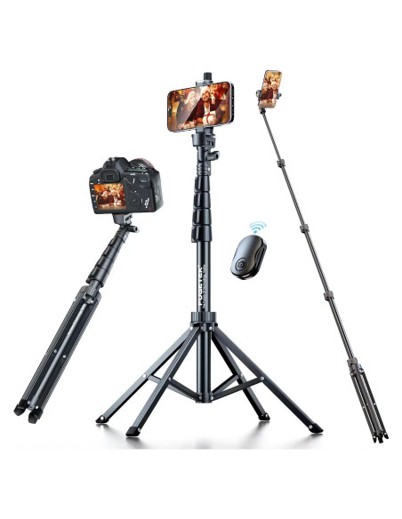 Trípode de Selfie Fugetek FT-669 157 cm Control Remoto