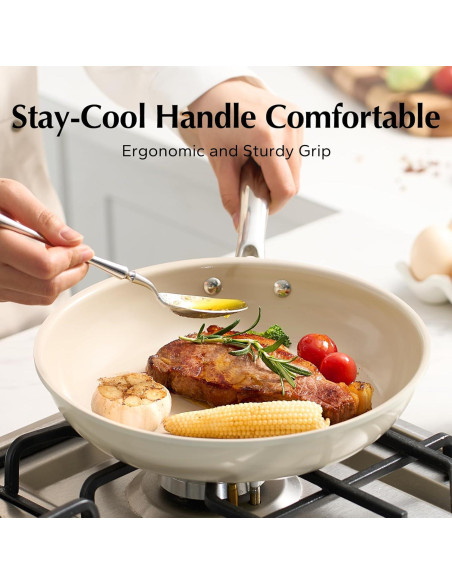 Juego de Sartenes Antiadherentes Redchef 3 Piezas Cerámica