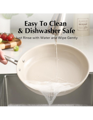 Juego de Sartenes Antiadherentes Redchef 3 Piezas Cerámica