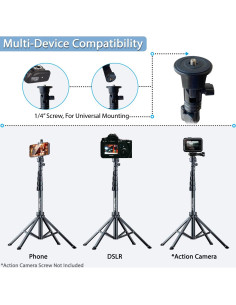 Trípode de Selfie Fugetek FT-669 157 cm Control Remoto 2