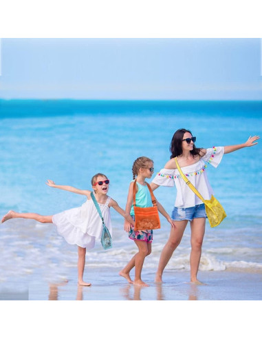 Bolsa de Malla para Conchas de Playa MUYIZI 3 Colores