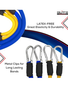Juego de 11 Bandas de Resistencia Elite Athletics para Piernas 2