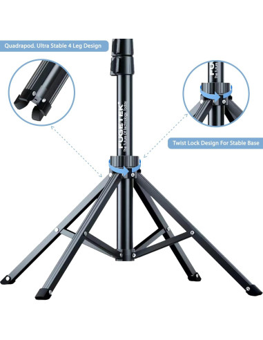 Trípode de Selfie Fugetek FT-669 157 cm Control Remoto