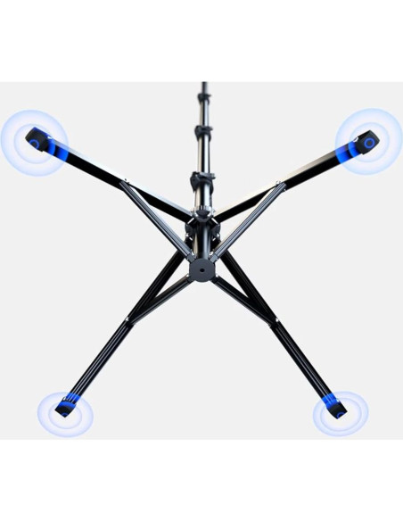 Trípode de Selfie Fugetek FT-669 157 cm Control Remoto