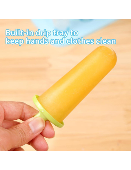 Moldes para Paletas BAKHUK 3 Juegos Reutilizables con Embudo