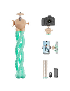 Trípode Flexible Jishane MT-1 con Control Remoto y Soporte
