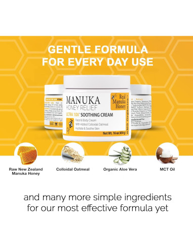 Crema Hidratante de Miel de Manuka Super Natural Goods 240 ml
