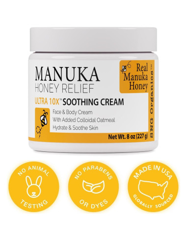 Crema Hidratante de Miel de Manuka Super Natural Goods 240 ml