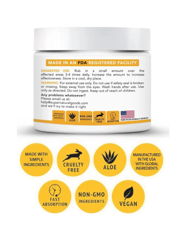 Crema Hidratante de Miel de Manuka Super Natural Goods 240 ml