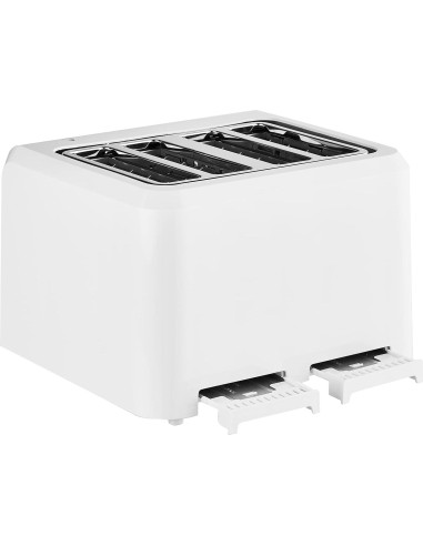 Tostadora Compacta Cuisinart CPT-142P1 4 Rebanadas Blanca