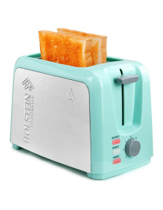 Tostadora Eléctrica 2 Rebanadas Holstein Menta Acero Inoxidable