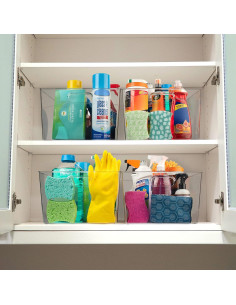 Bins de Almacenamiento ClearSpace 4 Unidades 30x28x18 cm 2