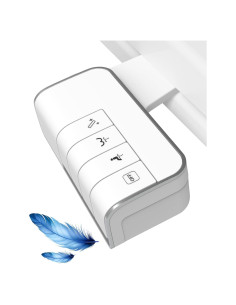 Bidet Mecánico Hibbent para Inodoro Doble Boquilla Blanco