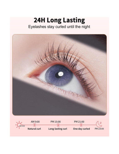 Rizadora de Pestañas Eléctrica ZLXHDL con Control de Temperatura